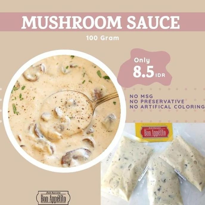 

Mushroom Sauce 100Gram / Saos Jamur / Ready to Eat BS