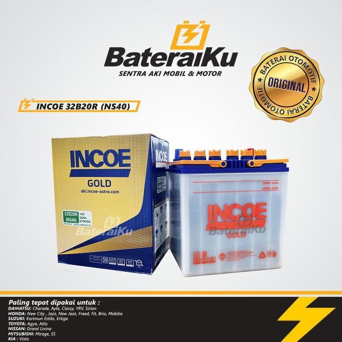 Aki Incoe Hybrid Ns40 Aki Hybrid Aki Mobil Avanza, Xenia, Carry, Rush, Futura