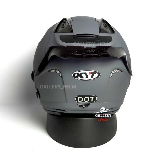 Helm Kyt Galaxy Gorila Grey | Paket Ganteng Kyt Galaxy Flat R