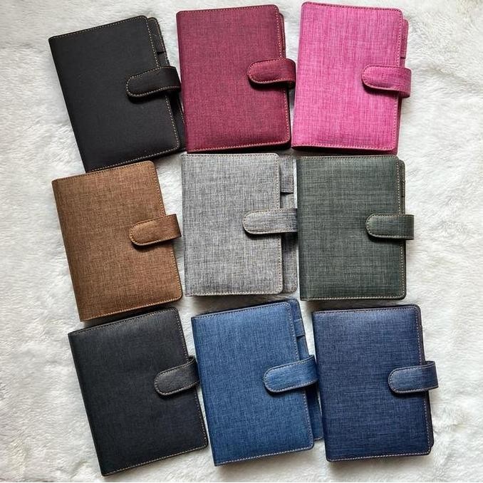 

Sale Binder Bahan Jeans Ukuran A6 (6 Ring) 9 Warna Pilihan