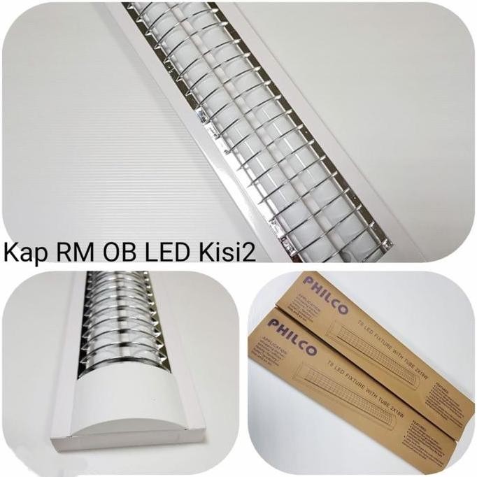 Lm Kap Grill 2X18 Watt Include Lampu Led Kap Grill 2X18 Watt Kap Lampu Tl