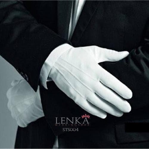 Sarung Tangan Pesta Pengantin Pria Tuxedo L Wedding Gloves - Sts004
