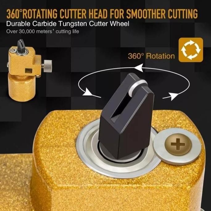 Jangka potong kaca bulat Lingkaran pemotong panjang 50 cm