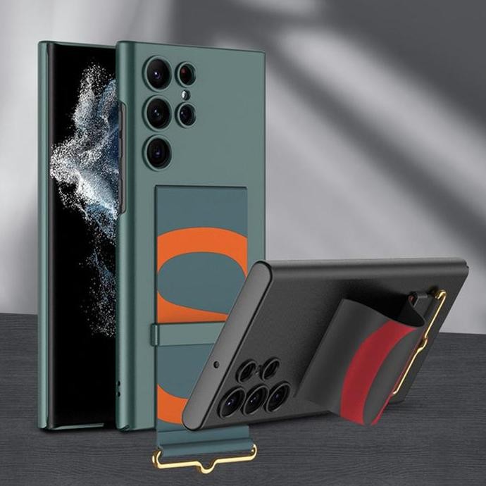 Genuine Strap Case Samsung S22 Ultra Samsung S22 Ultra Case Cover Terlaris