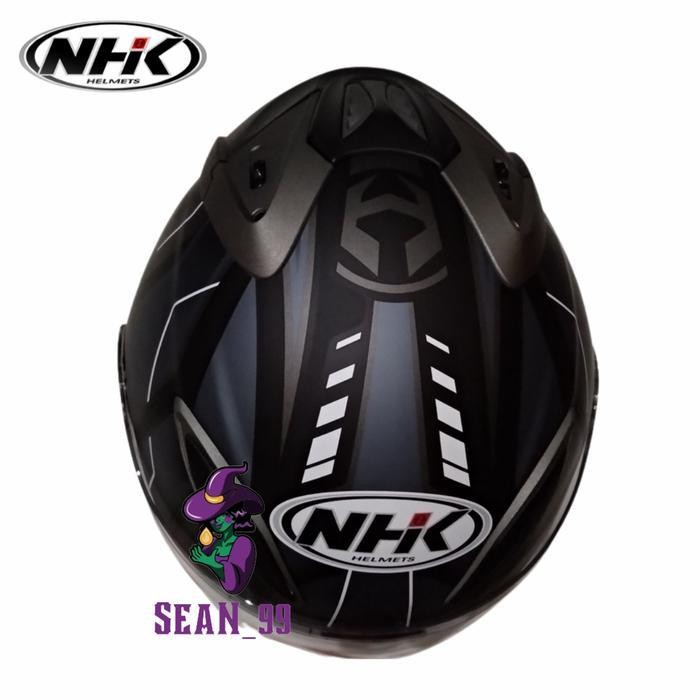 Helm Nhk R6 Patrol Black Doff Silver Original Sni