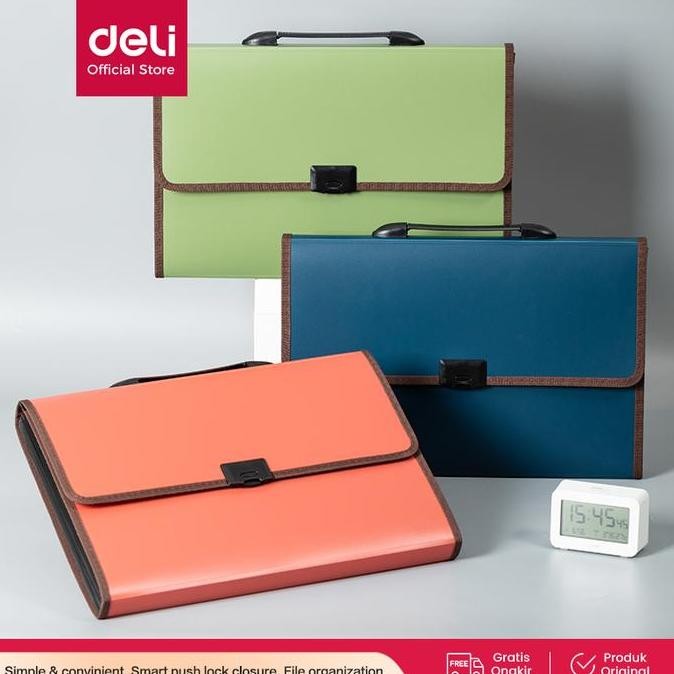 

Sale Deli Eb40602 Expanding File Snap Fc 13P 2C / Expanding File 13 Kantong