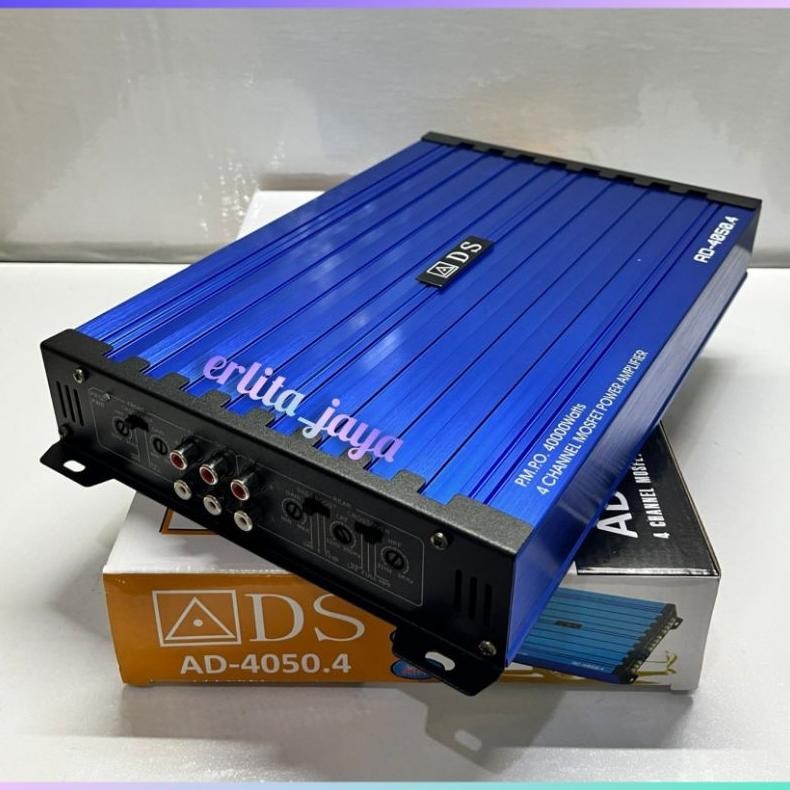 Terlaris Power Amplifier Mobil Ads Ad-4050.4 Ch 10000 Watt