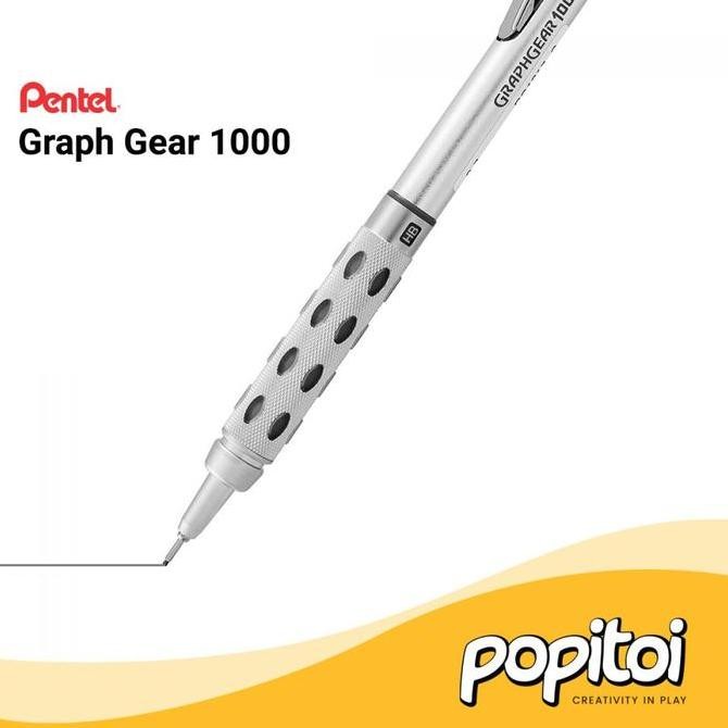 

original pentel graph gear 1000 mechanical pencil - pensil mekanik profesional