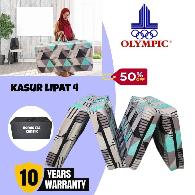 Kasur Lipat 4/Kasur Travel/Kasur Anak Kos dan Pondok Pesantren Free Tas