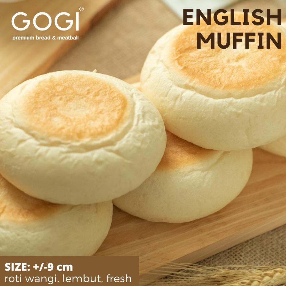 

Promoo!! English Muffin isi 5 Pcs Roti English Muffin Bread Bun English Muffin