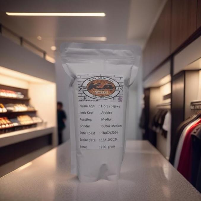 

original kopi arabika flores bajawa 250gr - biji kopi premium specialty
