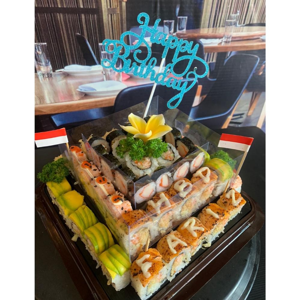 

Promoo!! Kue Ultah Sushi Matang Halal Fresh