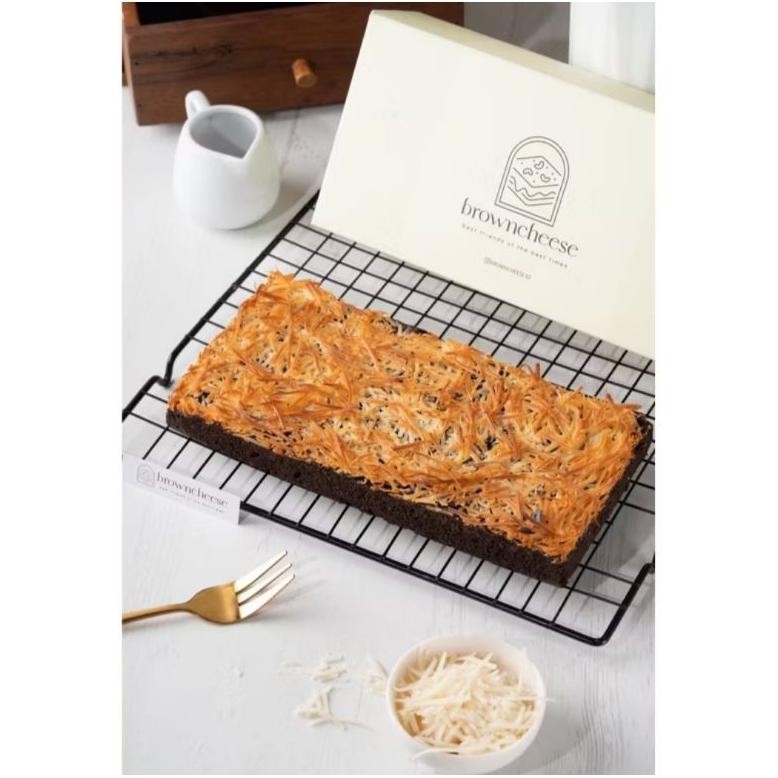 

Promoo!! Browncheese Brownies Panggang Keju 20x10 | Fudgy Brownies