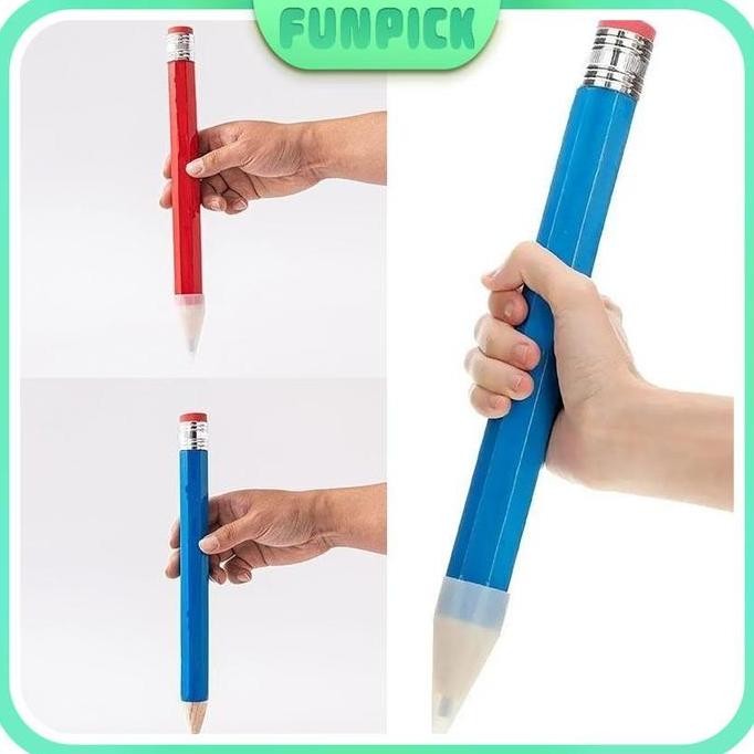

original pensil hb jumbo / pensil besar anak tk paud - ujung tebal