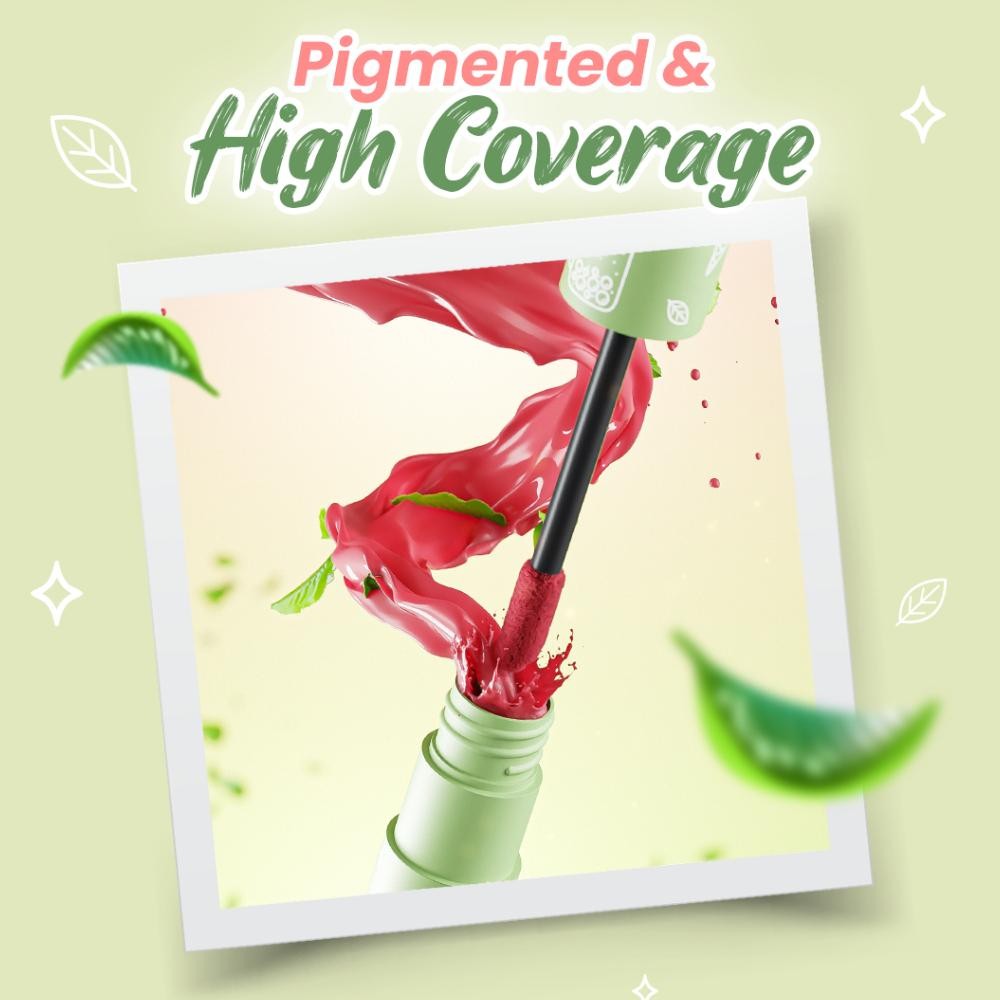 Terlaris Liquid Lipstick Hanasui Mattedorable Lip Cream Matcha Latte Edition ~ Matcha Senstsation BP