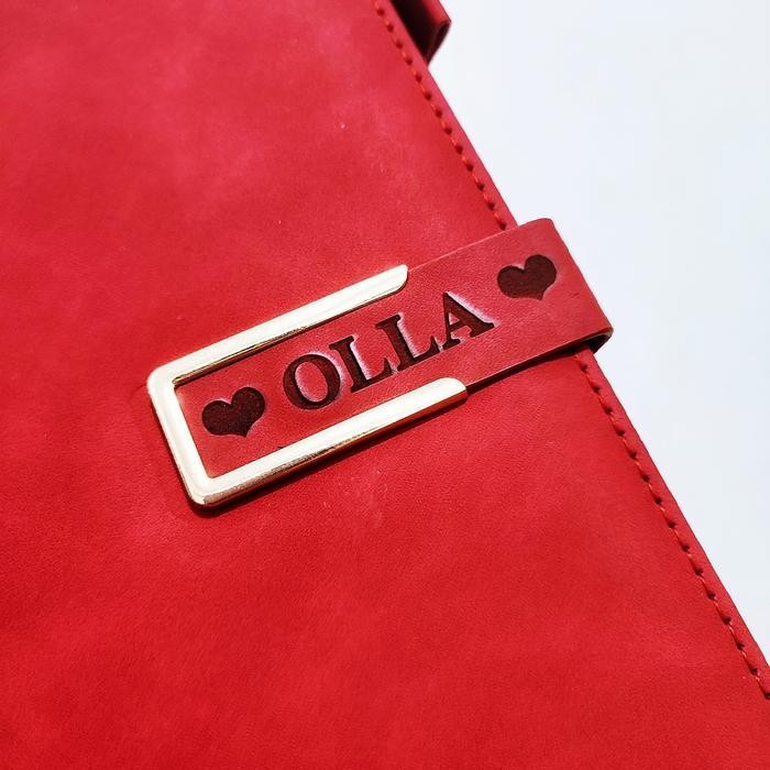 

Sp (Bisa Custom Nama/ Logo) Notebook Agenda Kulit Ukuran A5 | Buku Catatan Kerja Cover Kulit A5/ Buku Agenda Kulit A5/ Agenda Custom Nama Pu Leather