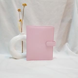 

Sp Flashee Binder Kulit Polos Eksklusif A5 20 Ring Agenda Organizer Kulit Sintetis Mewah Berkualitas Pink Cover Isi Ulang Paper Stationery