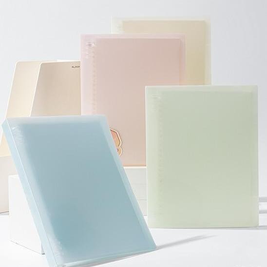 

Sp Deli Binder / Loose-Leaf Notebook A5 B5 Warna Pastel Free Refill 40 Lembar Qhx540 Plastik Kantor Paper Stationery