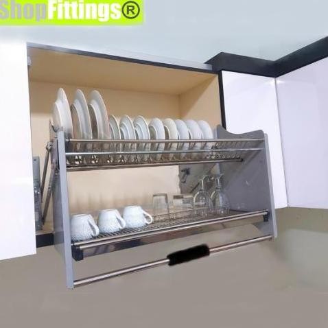 Vitco Xc 26260 26290 Rak Keranjang Penata Piring Stainless Steel  Rak Piring Lift Untuk Dapur Pull D