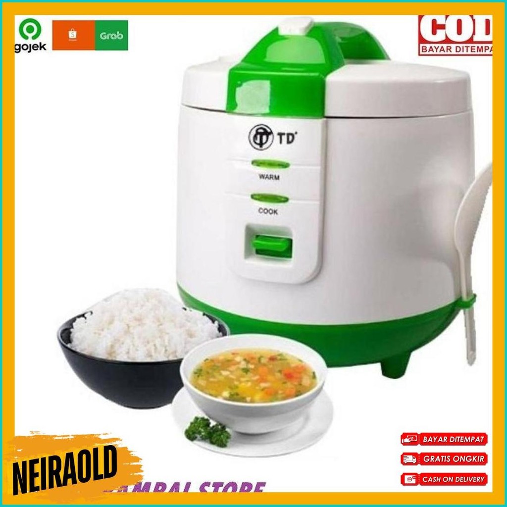 Promo Magic Com Mini Rice Cooker Kecil 1,2 Liter Td/Omicko Diskon