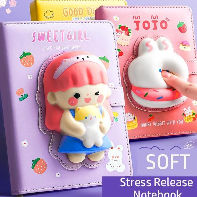

Diary Book Buku Catatan Squishy Duck Lucu Buku Agenda Anti Setres Diar