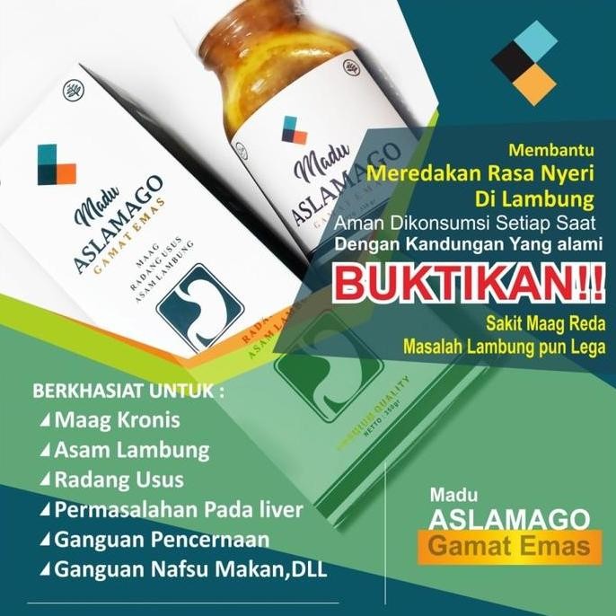 

Madu Aslamago Gamat Emas Lambung 350 Gr