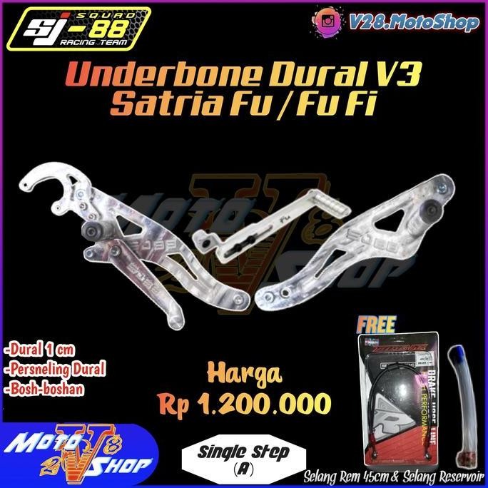 // Underbone SJ-88 V3 Satria FU Karbu / F150 Injeksi FuFi Fu Fi UB Dural //