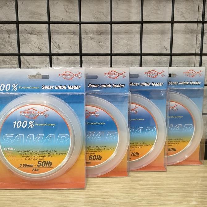 +++++] Senar Leader Relix Samar FC 50lb, 60lb, 70lb, 80lb Fluorocarbon