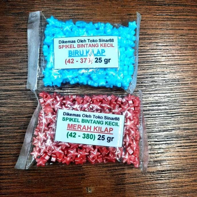 

] Spikel Hiasan Kue Bintang Kilap 25gr