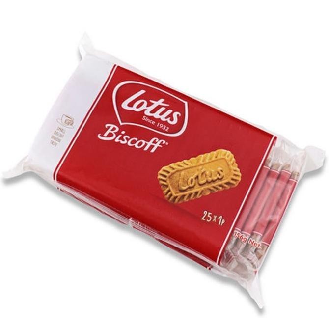 

\"\"\"\] Lotus Biscoff 156gr (Biskuit Lotus) 25 pack x @ 6.25gr