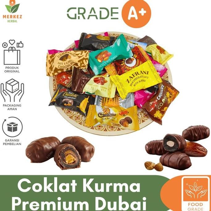 

Coklat Kurma Almond Arab Dubai Asli Mix 1Kg Lebaran Oleh2 Haji Umroh HS