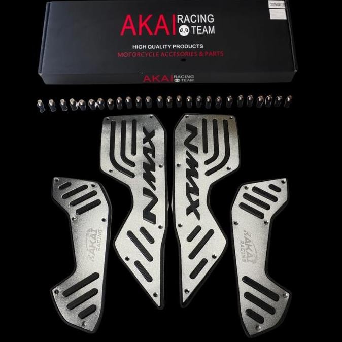 BORDES NMAX KARPET NMAX NEW PIJAKAN KAKI NMAX NEW INJAKAN KAKI NMAX NEW 2020-2021-2022 AKAI RACING 0