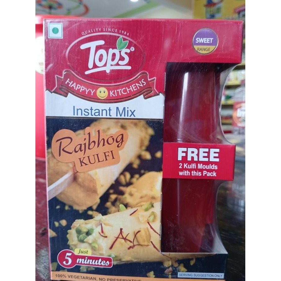 

}}}}}}] TOPS INSTANT MIX RAJBHOG KULFI 100G