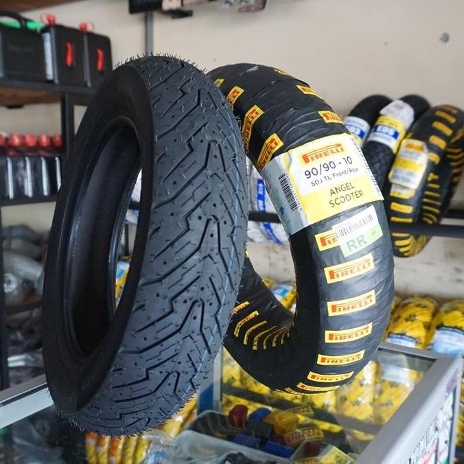 Kualitas terbaik] Ban Pirelli Angel Scooter 90/90 Ring 10