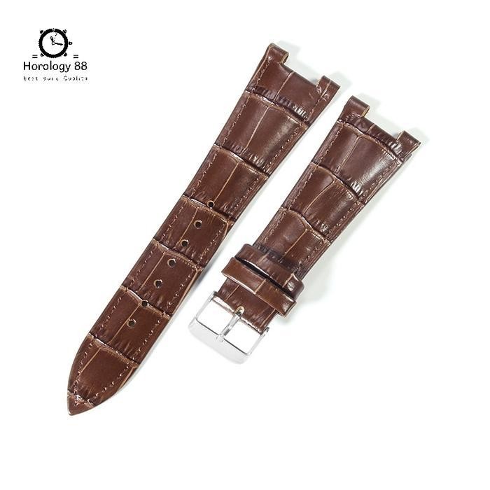 Seiko Nautilus Leather Strap For Seikonaut / Tali Kulit Jam Tangan Nautilus 25 Mm Original Dan Terpe