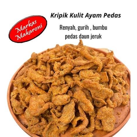 

Kripik Kulit Ayam Pedas Daun Jeruk 1Kg