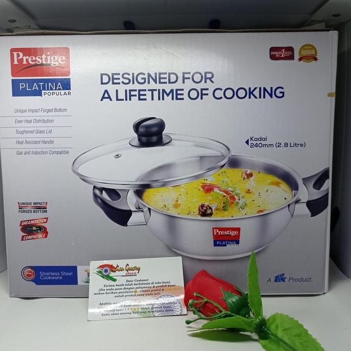 

Silahkan Order] PRESTIGE PLATINA KADAI 240MM