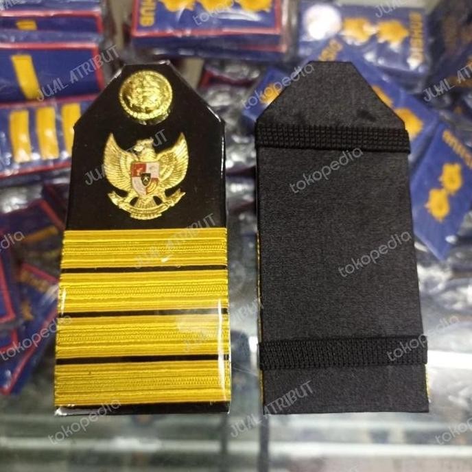 Evolet PDU GARUDA Pangkat Epolet Pelaut Kplp Pelayaran Strip 1 2 3 4