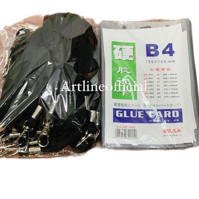 

Paket Bundling 20Pcs Id Card B4 + 20Pcs Tali Kait Id Card Original