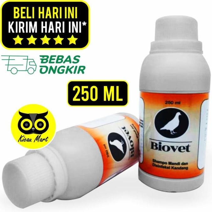 favorit] BIOVET VITAREST SHAMPO SAMPO BURUNG MERPATI DESINFEKSI KANDANG SHMBIO