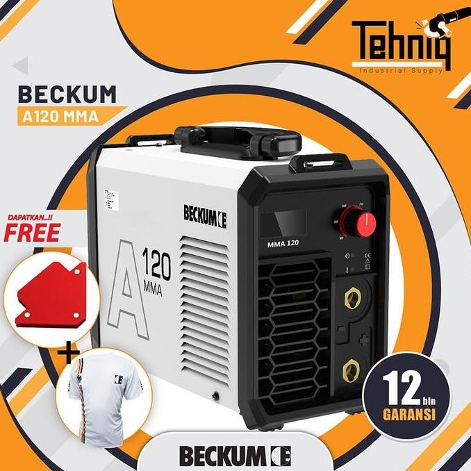 MESIN LAS LISTRIK BECKUM MMA A 120 INVERTER WELDING / MESIN LAS BECKUM