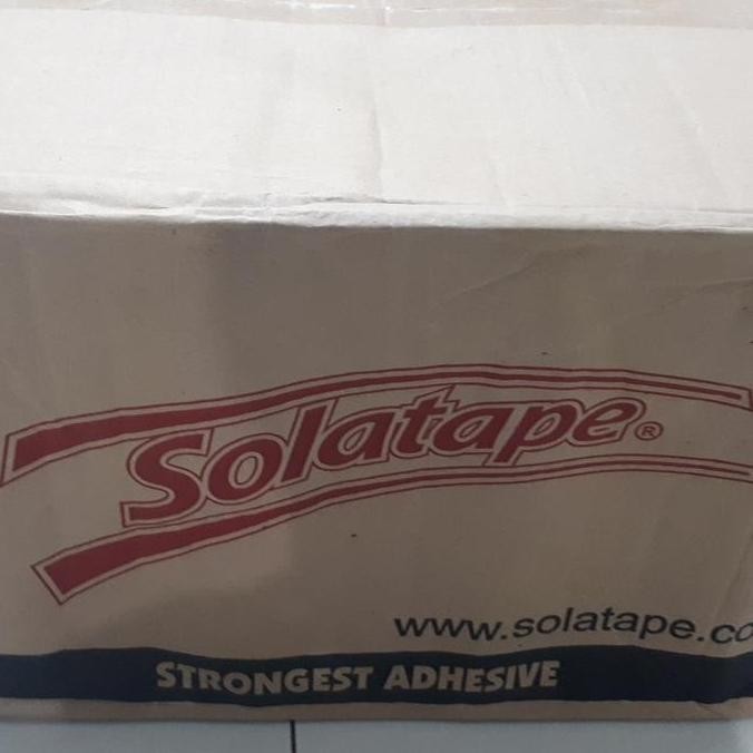 

$+$+$+$+] [KHUSUS INSTAN] Lakban Bening 100 Yard Solatape Kualitas Bagus