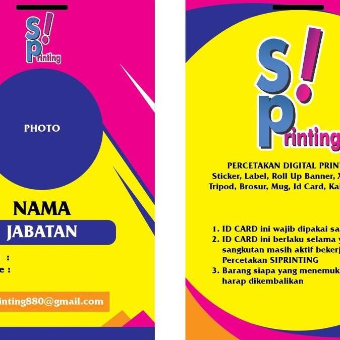 

Cetak Kartu Nama Id Card 1 Kotak Isi 100Pcs Art Carton Tebal Original