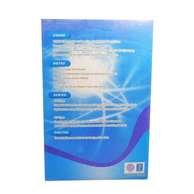 

Bahan Pvc Id Card Instan White 0.76 Mm Untuk Printer Inkjet A4 Original