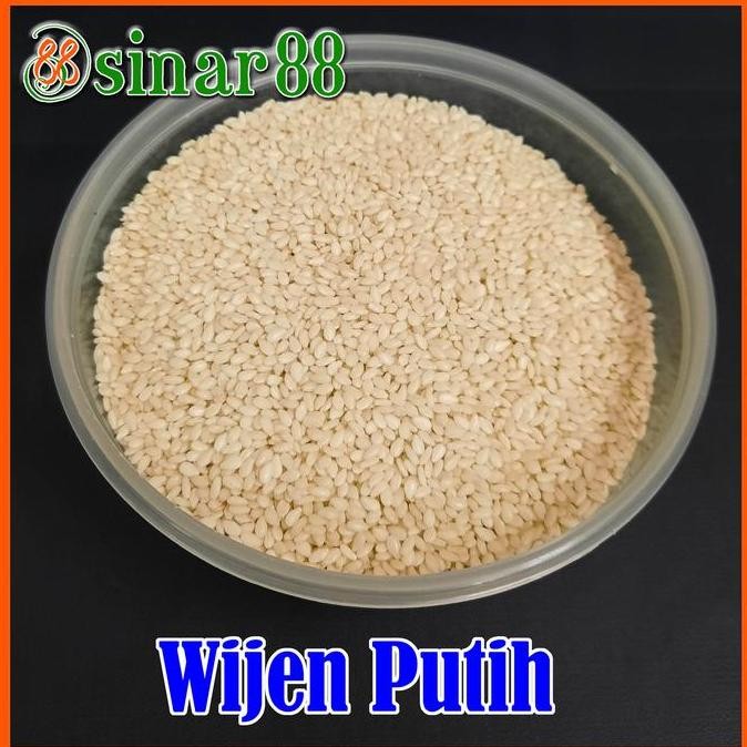 

Ready oke] Wijen Putih Repack 100gr