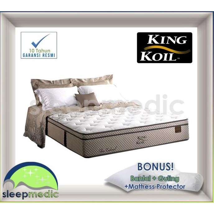 KING KOIL SpringBed CHIRO ENDORSED ( KASUR / SET ) 160 180 200 100 120 HT