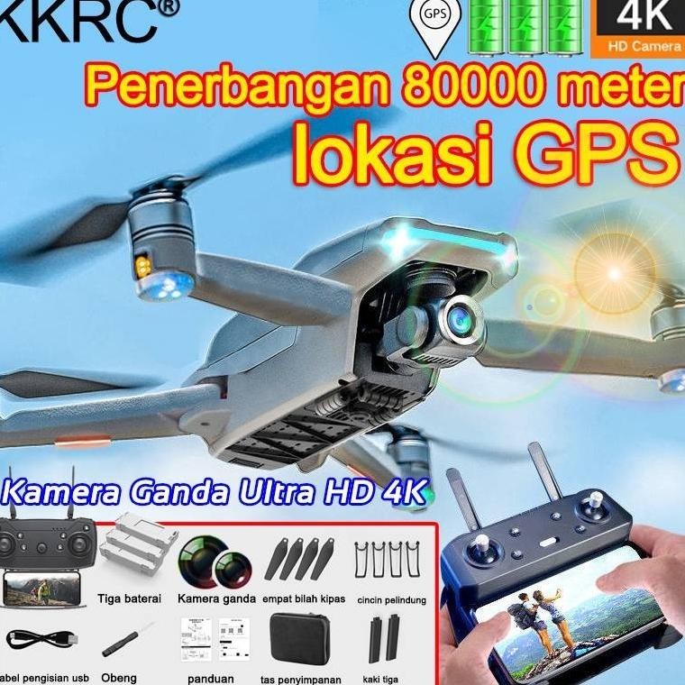 Terlaris 100% Importedp9 Drone Drone Jarak Jauh 5 Km Kamera Ganda 4K Hd Dengan 2 Bateraidrone Dengan
