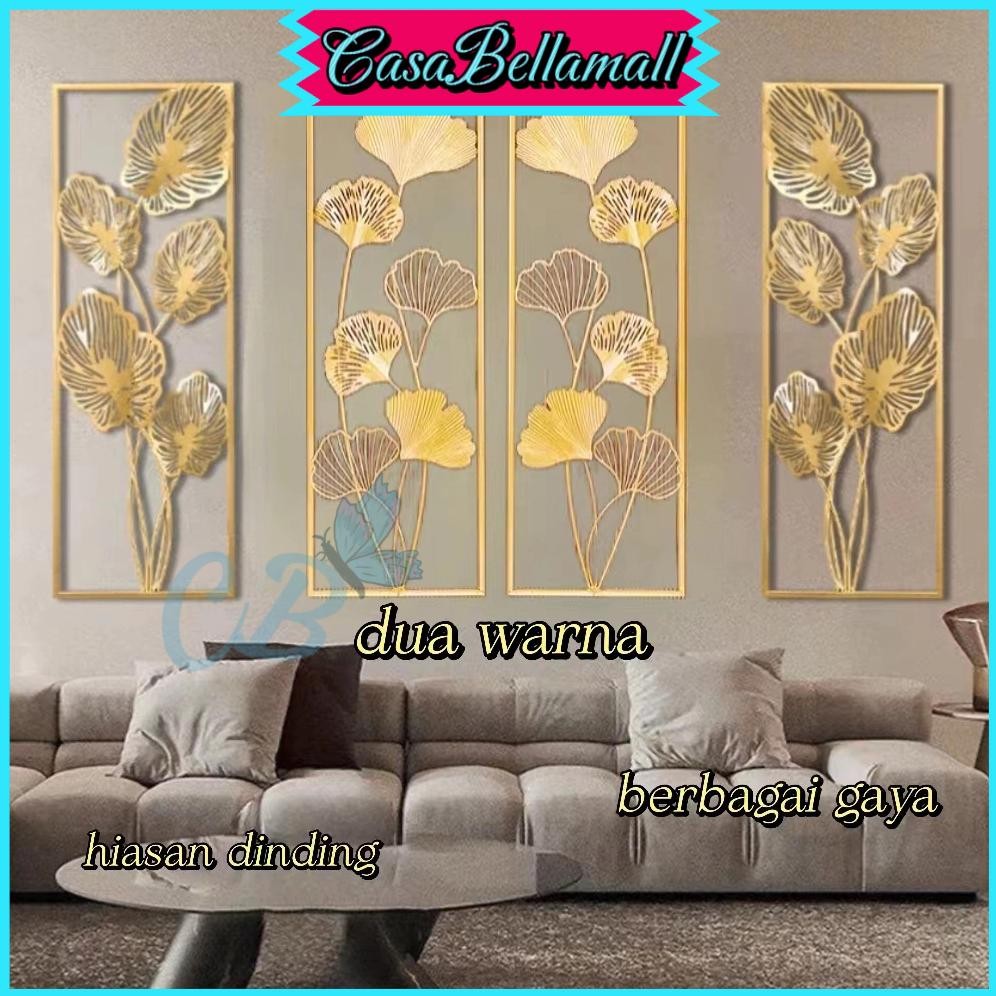 Termurah-CODWall Decor Hiasan Nordic Dinding/mural tanaman besi/gaya minimalis modern