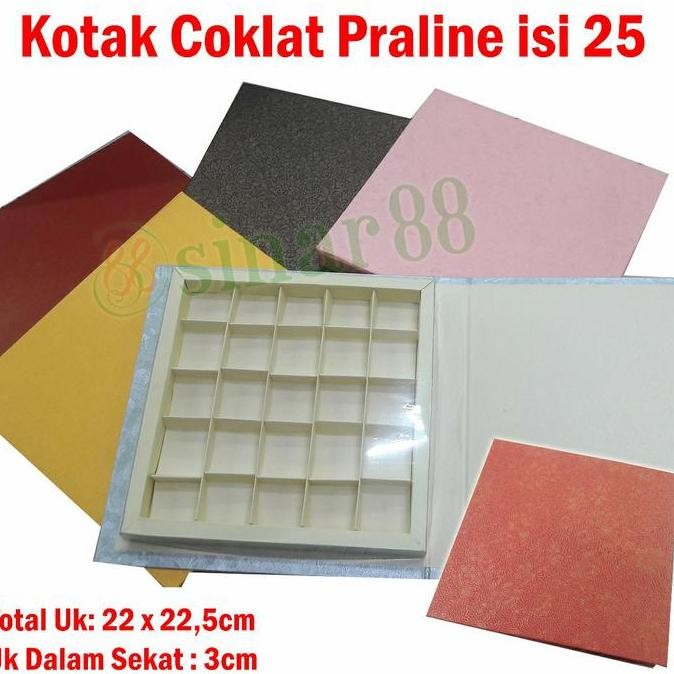 ((((()paling dicari] Hardbox Praline Sekat 25
