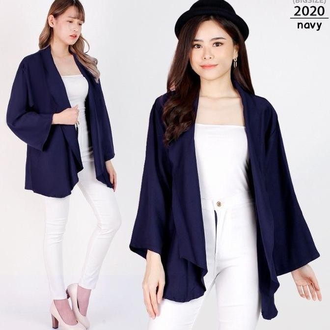 Cardigan Wanita Jumbo / Big Size / Cardigan Jumbo blazer jaket Outer Oversize Baju Nyaman